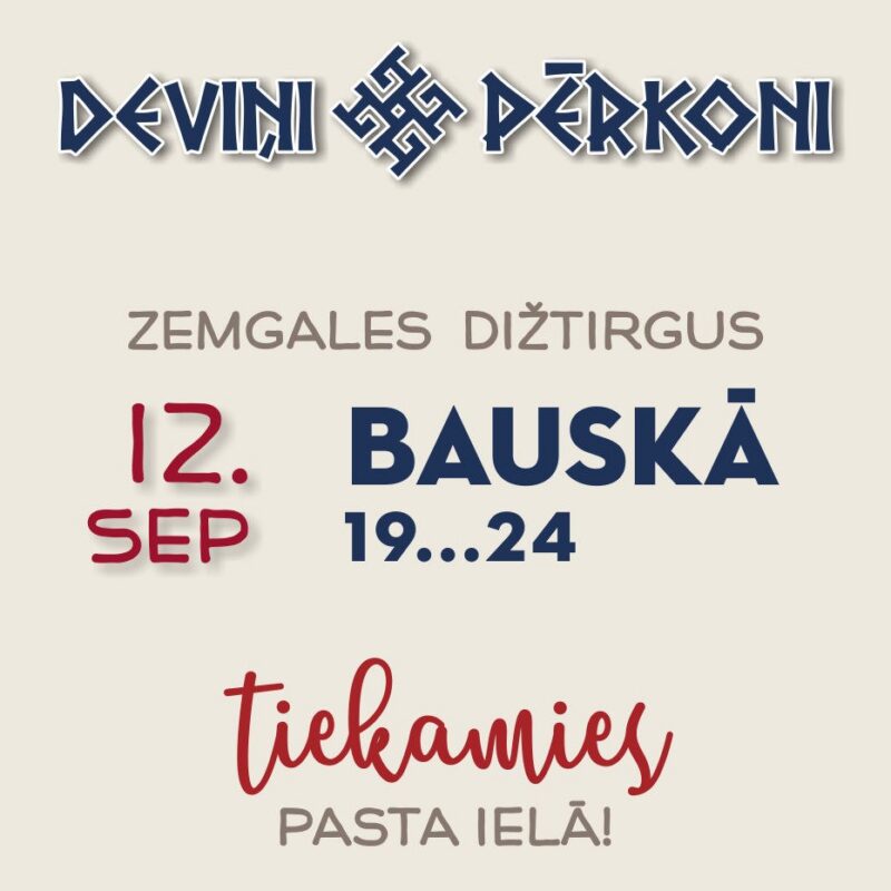 12.sep 12. septembrī tiekamies Bauskā!