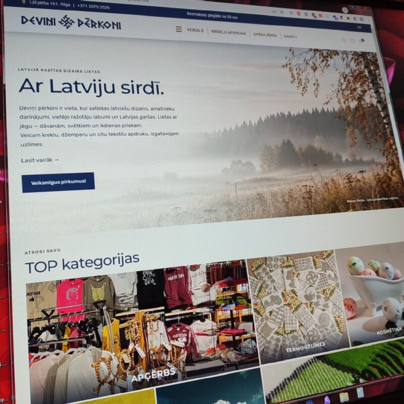 jaunais gaisaa Mūsu jaunais e-veikals ir gaisā!