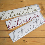 Latvietis/ latviete/ latvieši. Uzlīmes — attēls 6