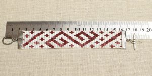 Pērlīšu aproce 25x170 balta — attēls 8
