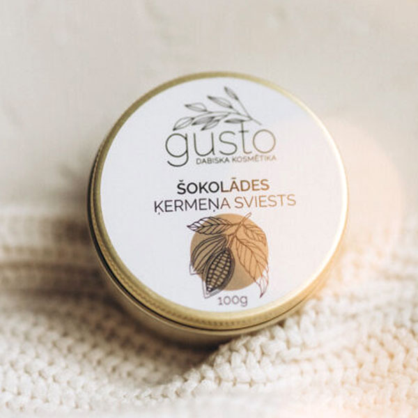 Gusto-shoko-sviests Šokolādes ķermeņa sviests 100 g — attēls 1