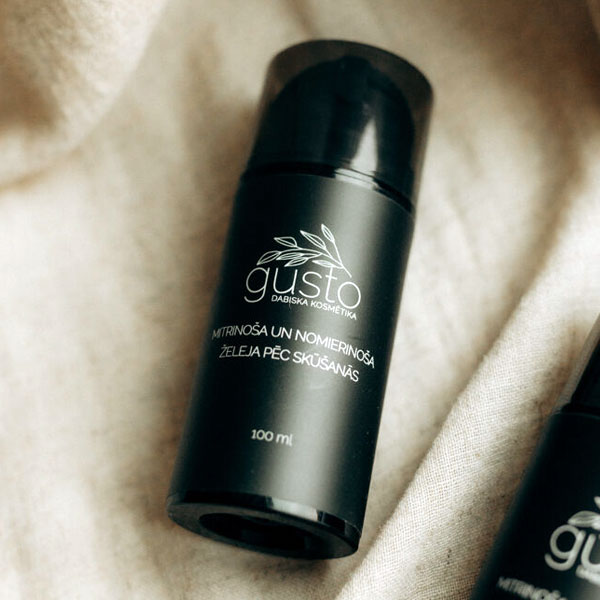 Gusto_zeleja-pecskusanas Mitrinoša un nomierinoša želeja pēc skūšanās 100 ml — attēls 1