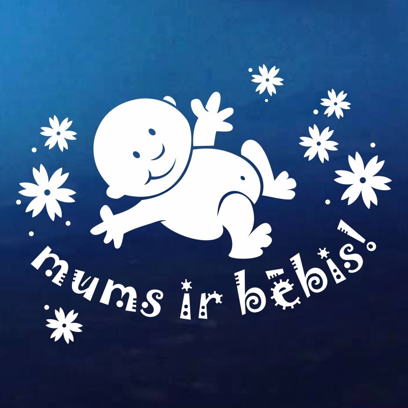 Mums ir bēbis! Uzlīme — attēls 1