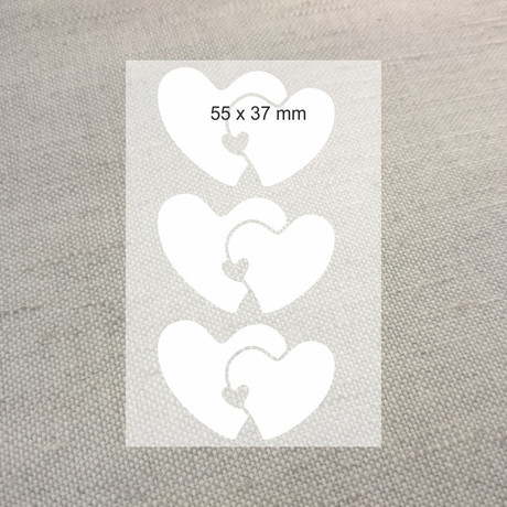 Sirsniņas 2+1. Termouzlīmes audumam